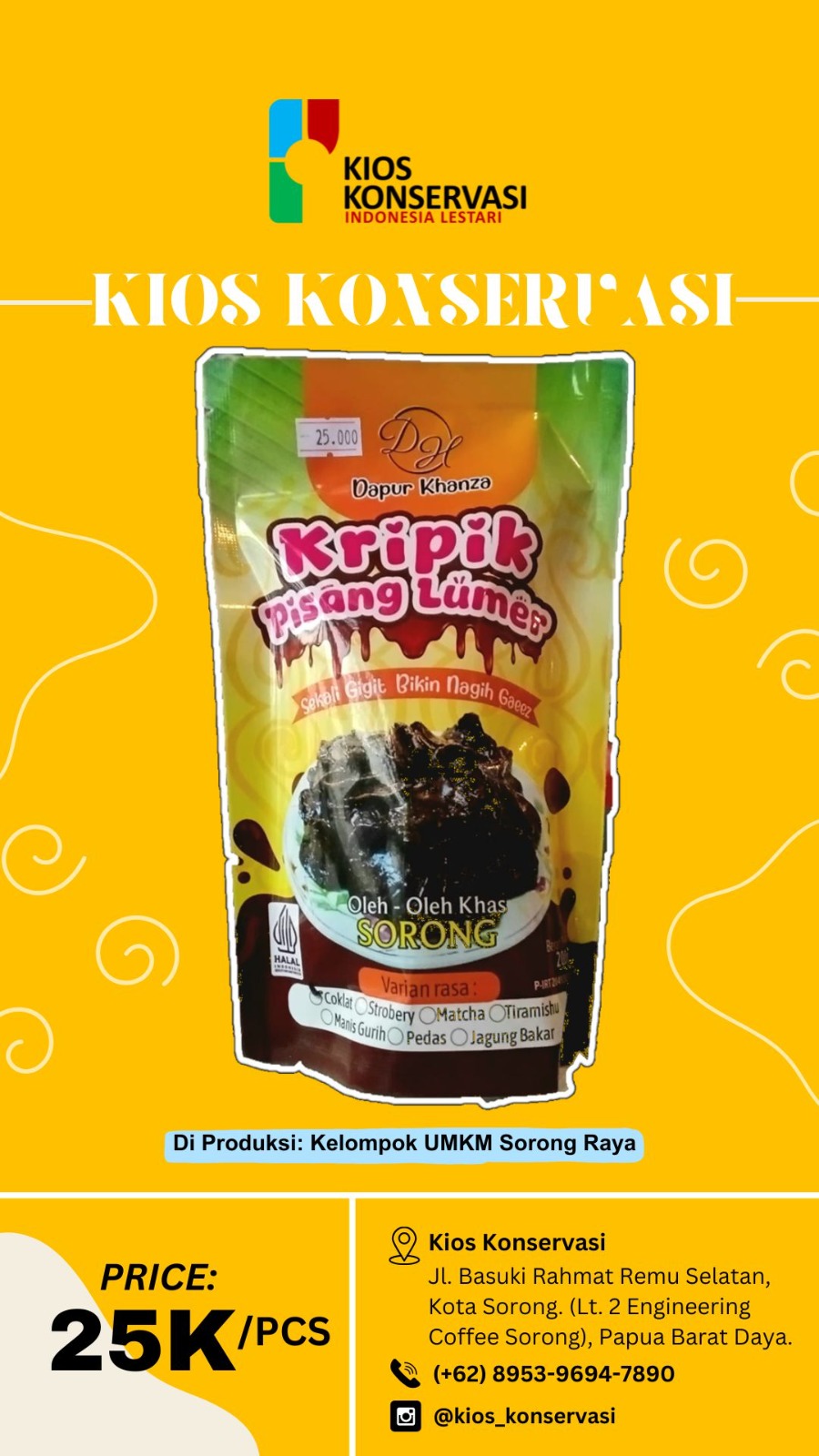 Kripik Pisang Lumer